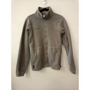 Columbia Grey Youth Zip-Up Jacket Size 18/20